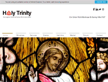 Tablet Screenshot of holytrinity.sh