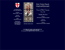 Tablet Screenshot of holytrinity.ph