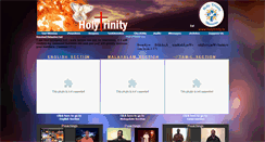 Desktop Screenshot of holytrinity.tv