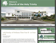 Tablet Screenshot of holytrinity.org.sg